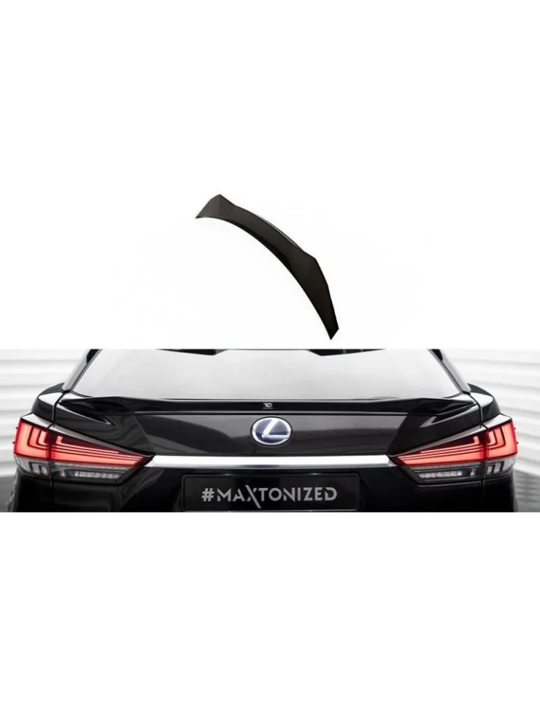 Plus Bas Extension Becquet / Aileron 3D LEXUS RX Mk4 Facelift - Maxton
