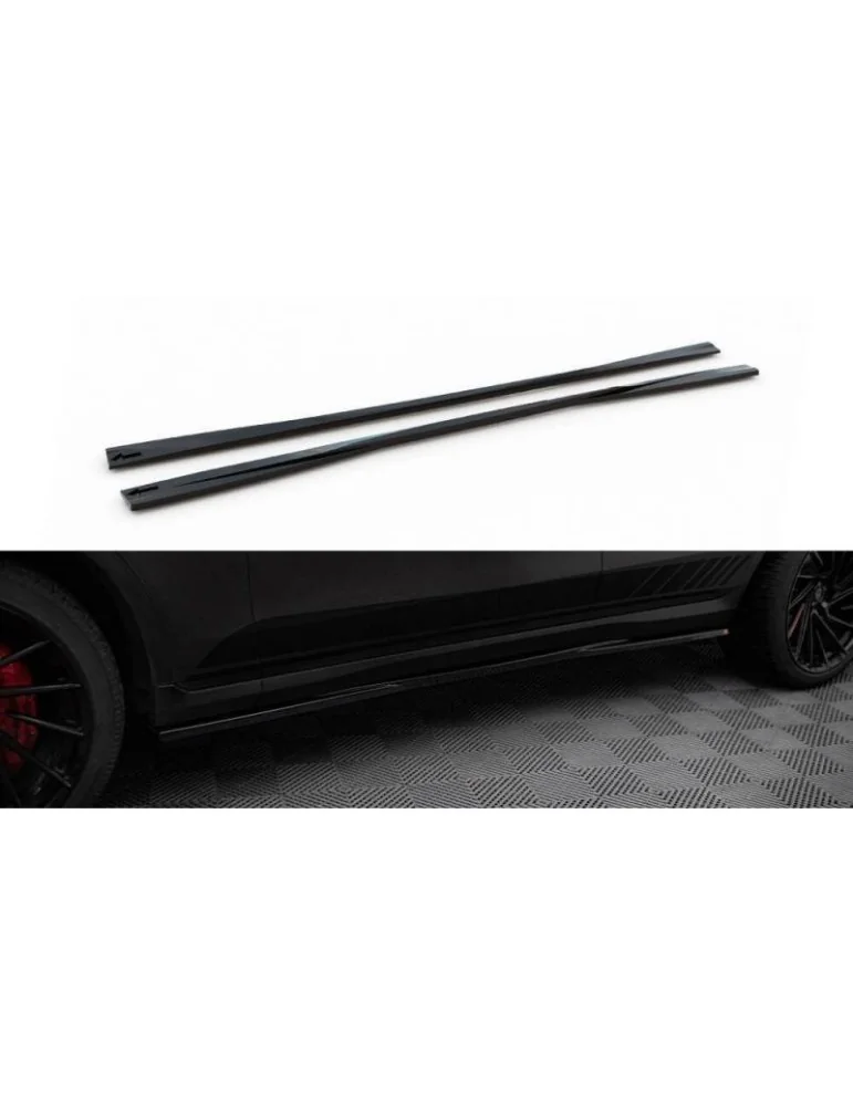 Extension / Rajout de Bas de caisse V.2 MERCEDES-BENZ GLC Coupe AMG-Line C253 - Maxton