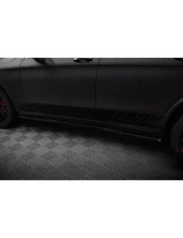 Extension / Rajout de Bas de caisse V.2 MERCEDES-BENZ GLC Coupe AMG-Line C253 - Maxton
