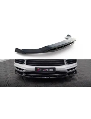 Lame de Pare-chocs Avant PORSCHE CAYENNE Coupe MK3 - Maxton