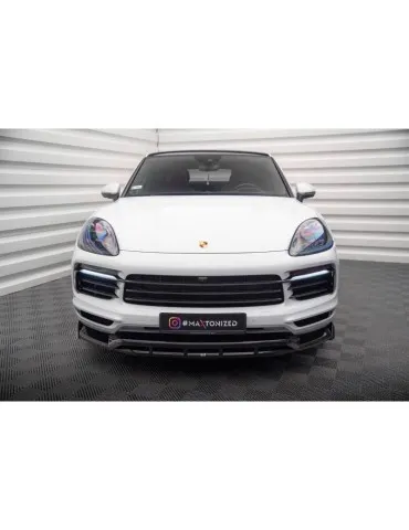 Lame de Pare-chocs Avant PORSCHE CAYENNE Coupe MK3 - Maxton