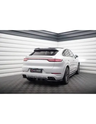 Diffuseur central Arrière (avec une barre verticale) PORSCHE CAYENNE Coupe MK3 - Maxton