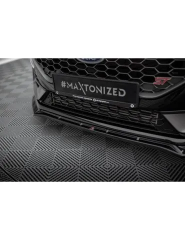 Lame de Pare-chocs Avant V.4 + Volets latéraux FORD FIESTA ST / ST-LINE Mk8 Facelift - Maxton
