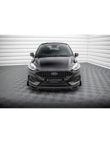 Lame de Pare-chocs Avant V.4 + Volets latéraux FORD FIESTA ST / ST-LINE Mk8 Facelift - Maxton