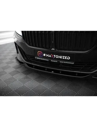 Lame de Pare-chocs Avant V.2 BMW 7 G11 Facelift - Maxton