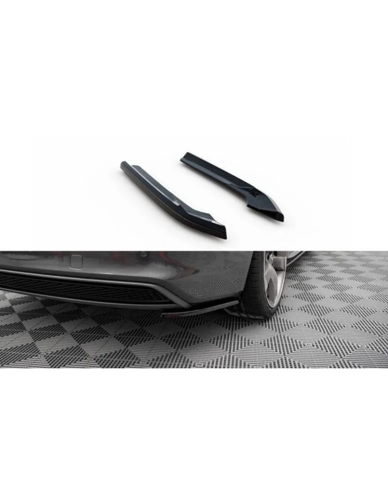 Lame de pare-chocs Latérales Arrière V.2 AUDI A4 S-LINE Avant B8 Facelift - Maxton