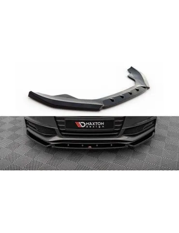 Lame de Pare-chocs Avant V.3 AUDI A4 S-LINE / S4 B8 Facelift - Maxton