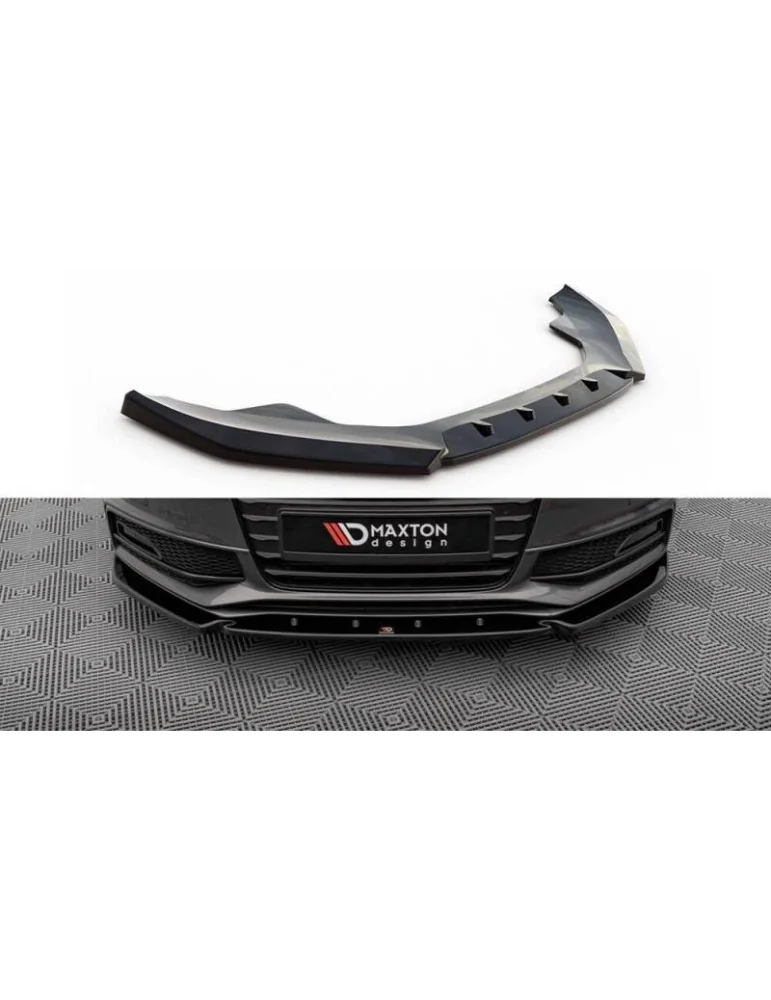 Lame de Pare-chocs Avant V.3 AUDI A4 S-LINE / S4 B8 Facelift - Maxton