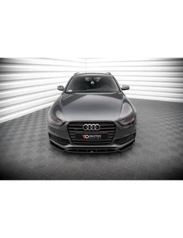 Lame de Pare-chocs Avant V.3 AUDI A4 S-LINE / S4 B8 Facelift - Maxton