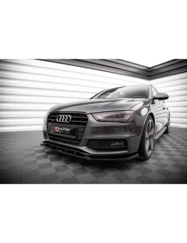 Lame de Pare-chocs Avant V.3 AUDI A4 S-LINE / S4 B8 Facelift - Maxton