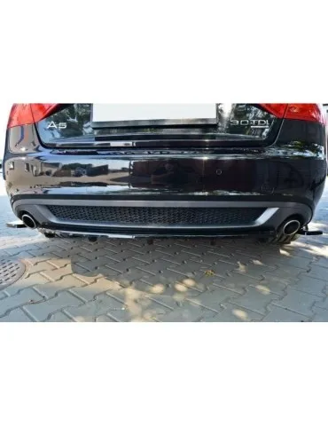 Diffuseur central Arrière AUDI A5 S-LINE (avec une barre verticale) - Maxton