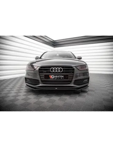 Lame de Pare-chocs Avant V.4 AUDI A4 S-LINE / S4 B8 Facelift - Maxton