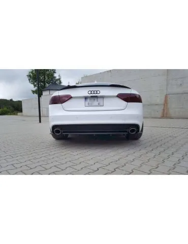 Diffuseur central Arrière AUDI A5 S-LINE Après Facelift (avec une barre verticale) - Maxton