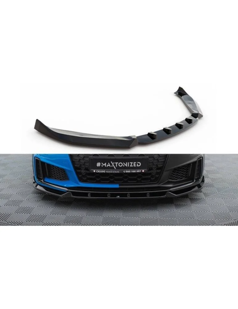 Lame de Pare-chocs Avant V.1 AUDI TT S 8S Facelift - Maxton