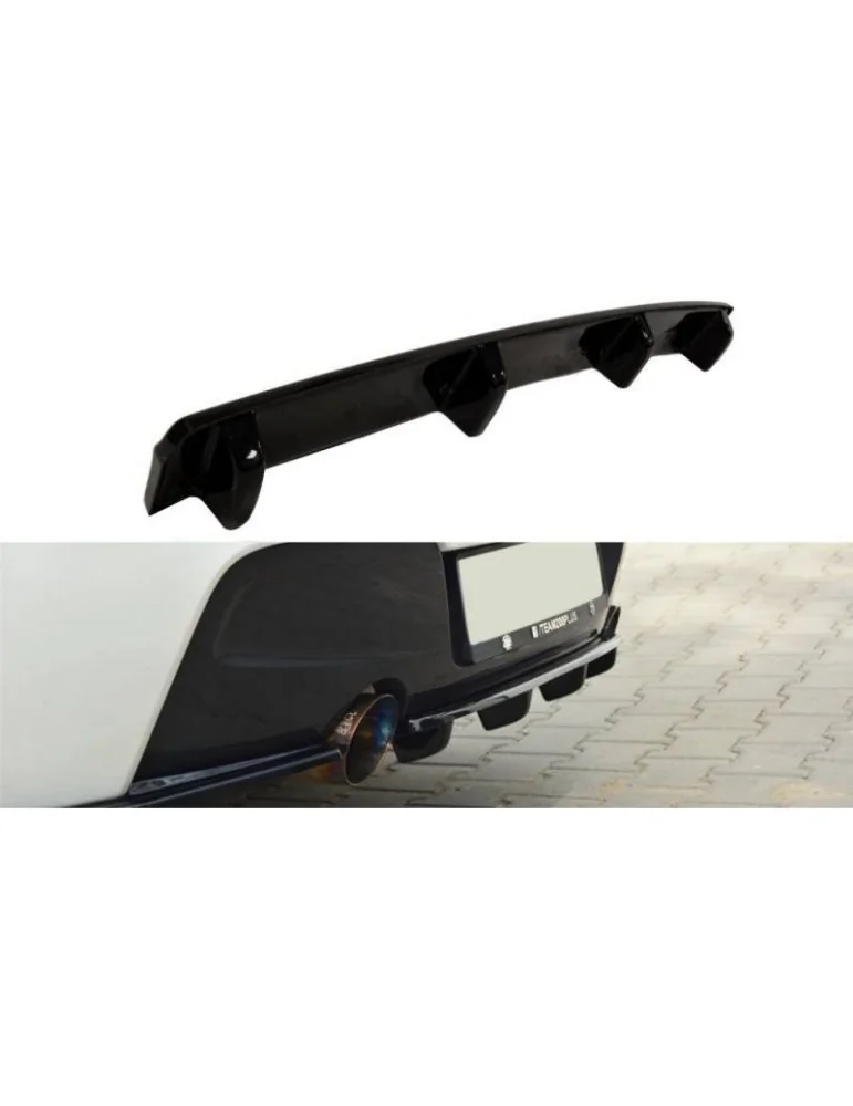 Diffuseur central Arrière BMW 1 F20/F21 M-Power (avec barres verticales) - Maxton