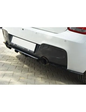 Diffuseur central Arrière BMW 1 F20/F21 M-Power (avec barres verticales) - Maxton