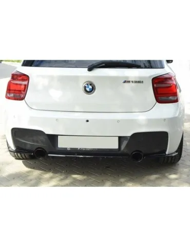 Diffuseur central Arrière BMW 1 F20/F21 M-Power (avec barres verticales) - Maxton