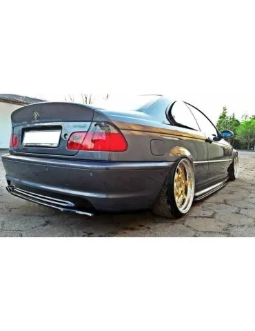 Diffuseur central Arrière BMW 3 E46 MPACK Coupe (sans barres verticales) - Maxton