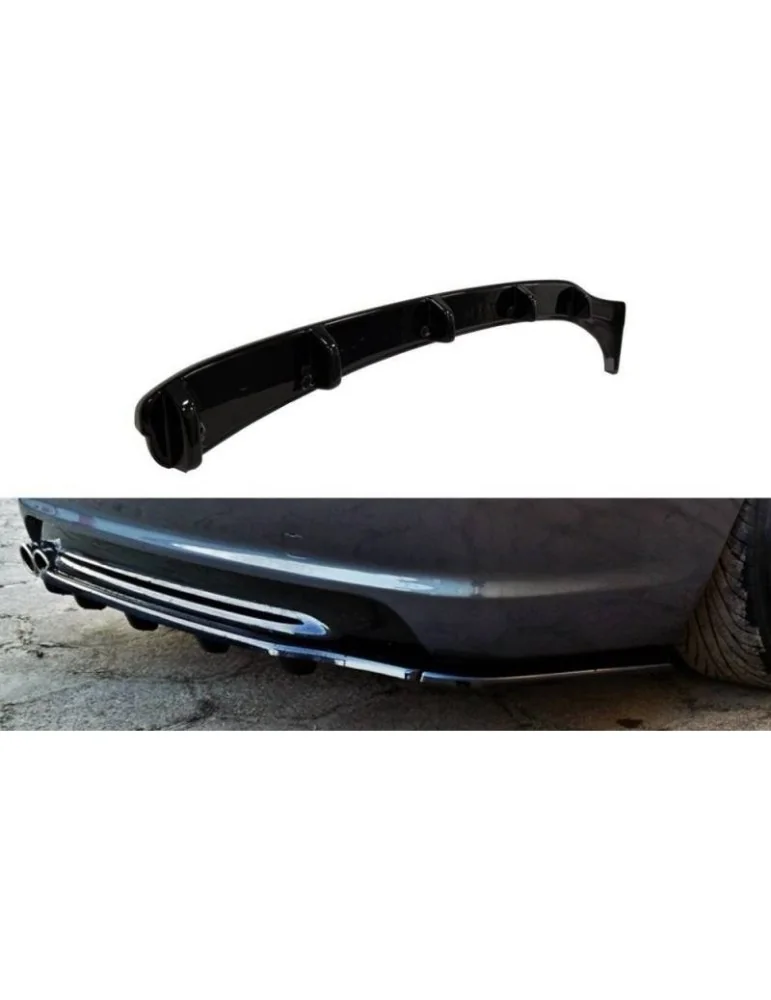 Diffuseur central Arrière BMW 3 E46 MPACK Coupe (avec une barre verticale) - Maxton