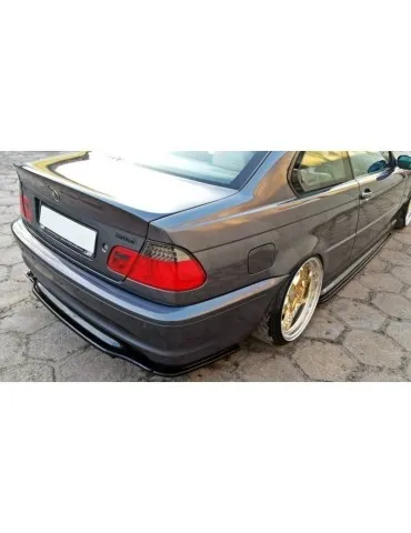 Diffuseur central Arrière BMW 3 E46 MPACK Coupe (avec une barre verticale) - Maxton