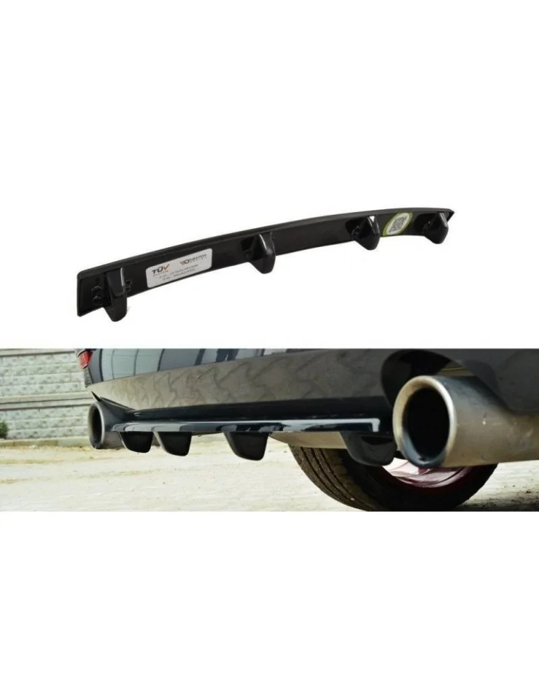 Diffuseur central Arrière BMW 4 F32 M-PACK (avec barres verticales) - Maxton