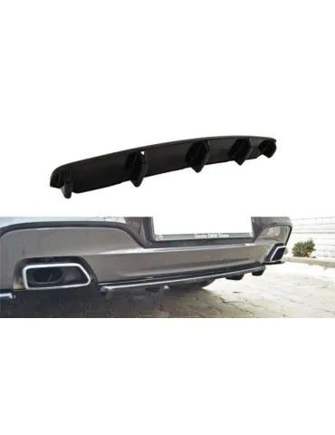 Diffuseur central Arrière BMW 6 Gran Coupé MPACK (avec une barre verticale) - Maxton