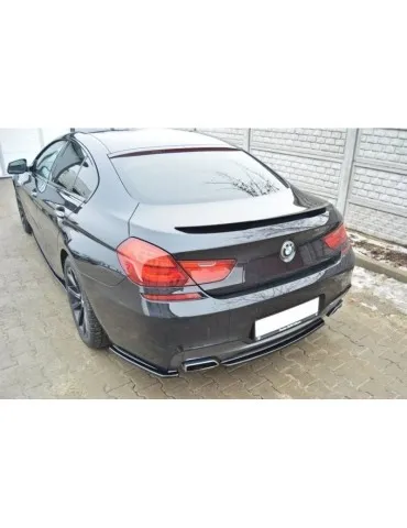 Diffuseur central Arrière BMW 6 Gran Coupé MPACK (avec une barre verticale) - Maxton