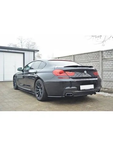Diffuseur central Arrière BMW 6 Gran Coupé MPACK (avec une barre verticale) - Maxton