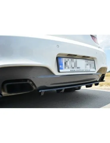 Diffuseur central Arrière BMW 6 Gran Coupé MPACK (avec une barre verticale) - Maxton