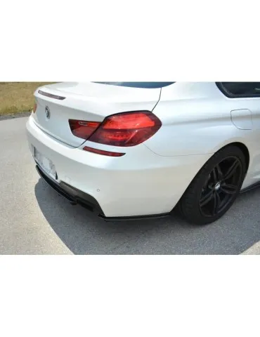 Diffuseur central Arrière BMW 6 Gran Coupé MPACK (avec une barre verticale) - Maxton