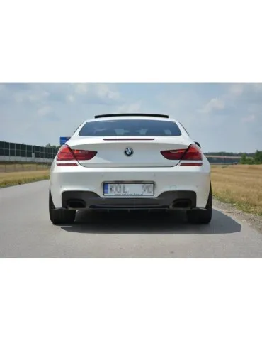 Diffuseur central Arrière BMW 6 Gran Coupé MPACK (avec une barre verticale) - Maxton
