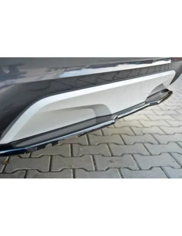 Diffuseur central Arrière BMW X4 M-PACK (sans une barre verticale) - Maxton