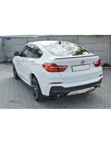 Diffuseur central Arrière BMW X4 M-PACK (sans une barre verticale) - Maxton