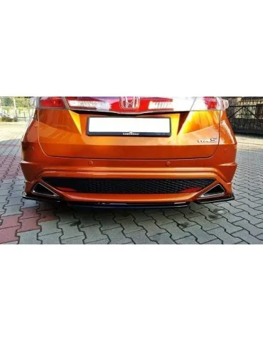 Diffuseur central Arrière HONDA CIVIC VIII TYPE S/R (sans barres verticales) - Maxton