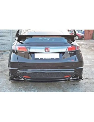 Diffuseur central Arrière HONDA CIVIC VIII TYPE S/R (sans barres verticales) - Maxton