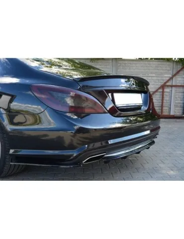 Diffuseur central Arrière MERCEDES CLS C218 (avec une barre verticale) AMG LINE - Maxton