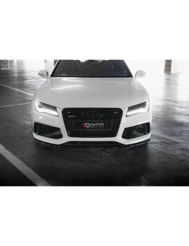 Lame de Pare-chocs Avant V.3 AUDI RS7 C7 Facelift - Maxton