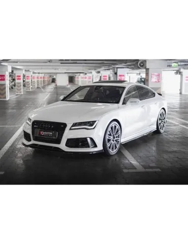 Lame de Pare-chocs Avant V.3 AUDI RS7 C7 Facelift - Maxton