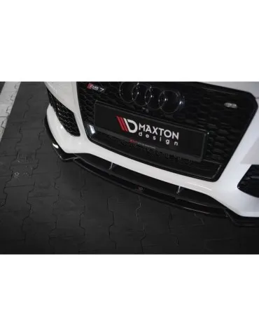 Lame de Pare-chocs Avant V.3 AUDI RS7 C7 Facelift - Maxton
