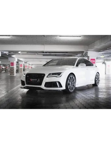 Lame de Pare-chocs Avant V.3 AUDI RS7 C7 Facelift - Maxton
