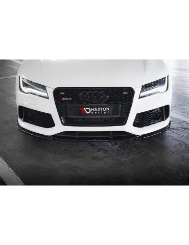 Lame de Pare-chocs Avant V.4 AUDI RS7 C7 Facelift - Maxton
