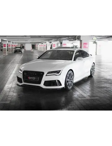 Lame de Pare-chocs Avant V.4 AUDI RS7 C7 Facelift - Maxton