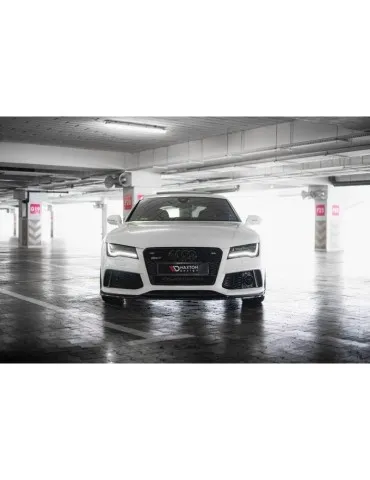 Lame de Pare-chocs Avant V.4 AUDI RS7 C7 Facelift - Maxton
