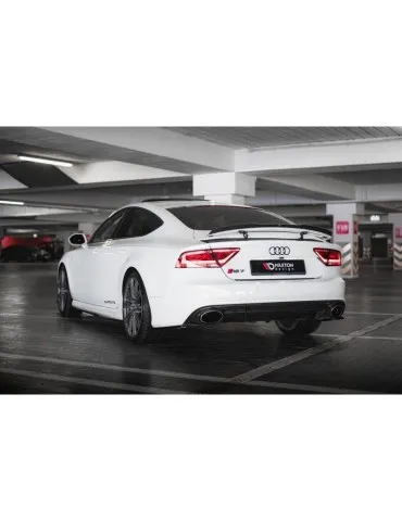 Lame de pare-chocs Latérales Arrière V.2 AUDI RS7 C7 Facelift - Maxton