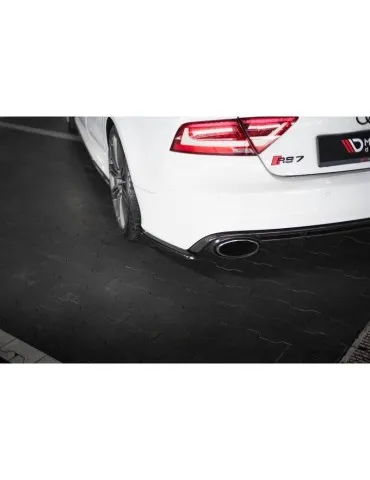 Lame de pare-chocs Latérales Arrière V.2 AUDI RS7 C7 Facelift - Maxton