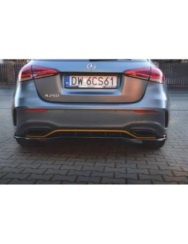 Diffuseur central Arrière (avec une barre verticale) MERCEDES-BENZ A Hatchback AMG Line W177 - Maxton