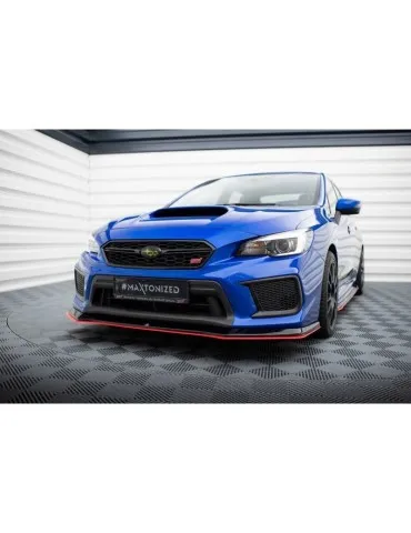 Lame de Pare-chocs Avant V.2 SUBARU WRX STI MK1 Facelift - Maxton