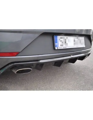 Lame / Diffuseur du Pare-chocs Arrière V.1 SEAT LEON CUPRA MK3 FL Hatchback - Maxton