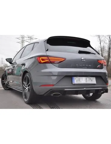 Lame / Diffuseur du Pare-chocs Arrière V.1 SEAT LEON CUPRA MK3 FL Hatchback - Maxton