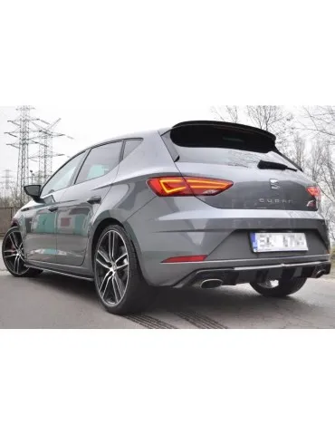 Lame / Diffuseur du Pare-chocs Arrière V.1 SEAT LEON CUPRA MK3 FL Hatchback - Maxton